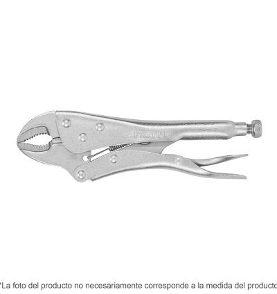 ALICATE DE PRESION CURVO 7", PRETUL